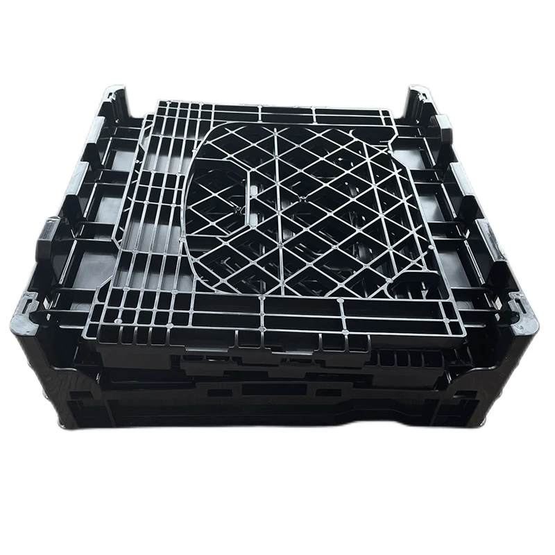 Plastic Picker Crate Two Working Modes Nesting Capability Sliding Rails Ventilated Farming Food milk crate