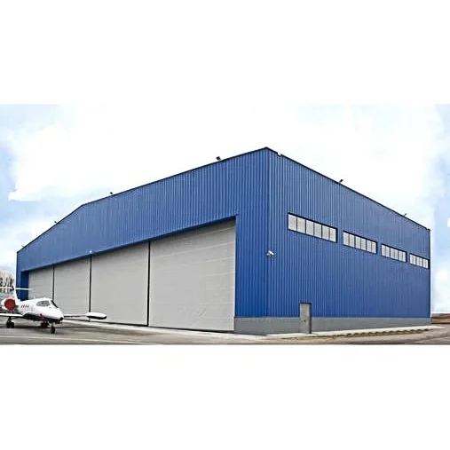 Professional designed steel structure building warehouse aircraft hangar for sale