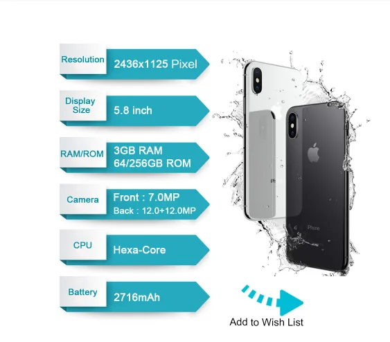 
used 7 Plus Factory Original Mobile Phone 4G LTE 5.5