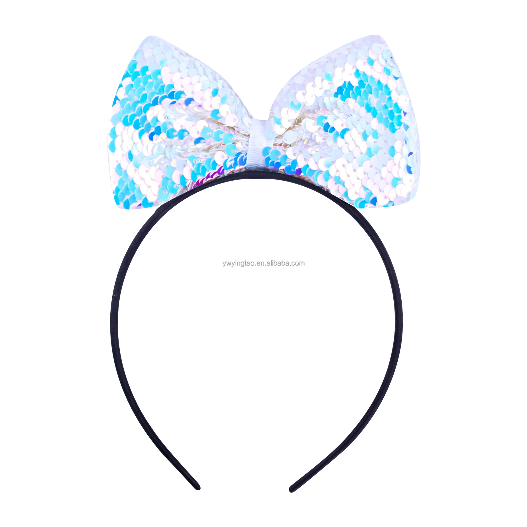 
Candygirl Sequin Bow Hairband Party Princess Hair Accessories For Girls Holiday Birthday Gift 2021 New Design 