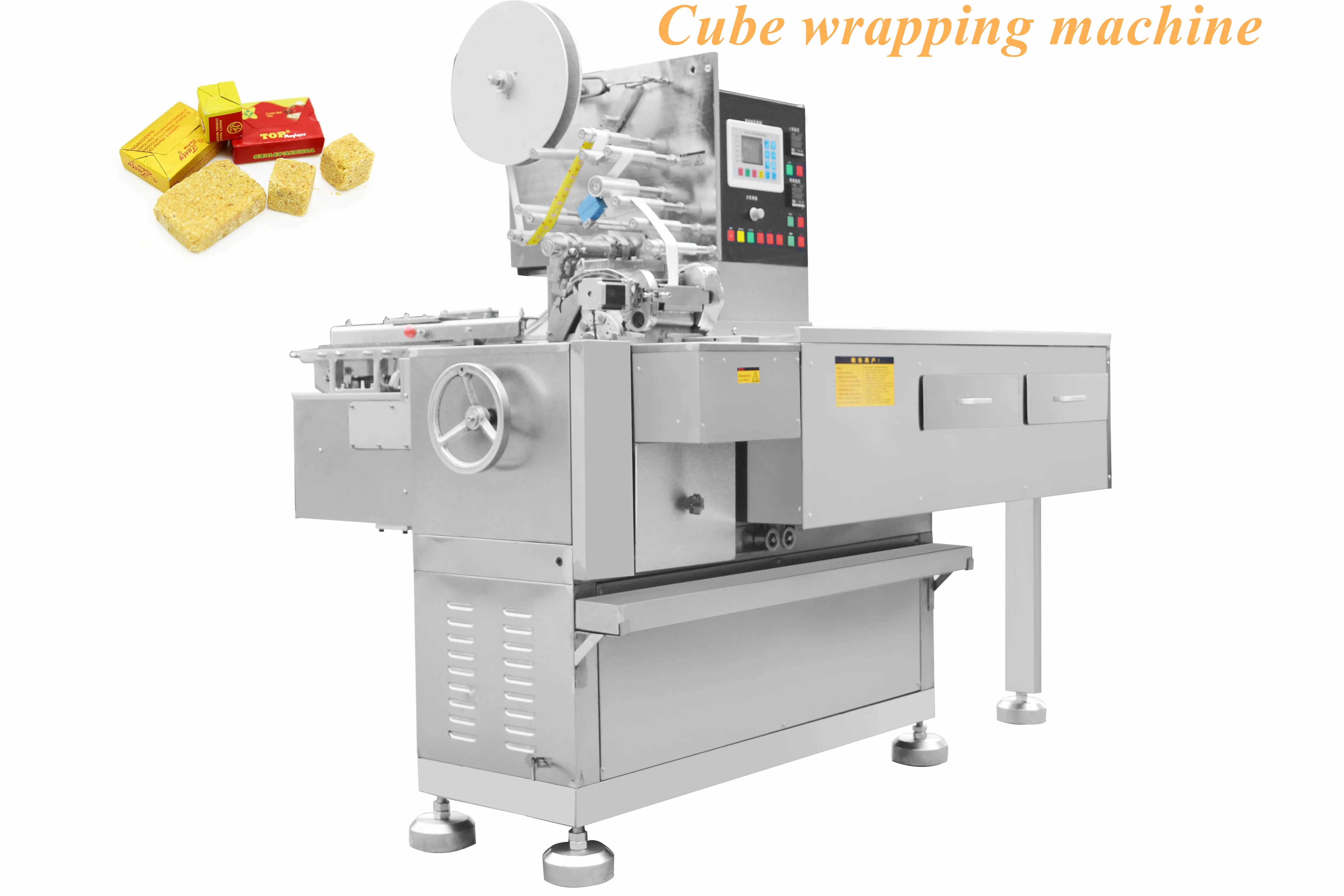 Halal Cooking Seasoning Beef Onion Chicken Shrimp Bouillon Cube Pressing Wrapping Packing Machine