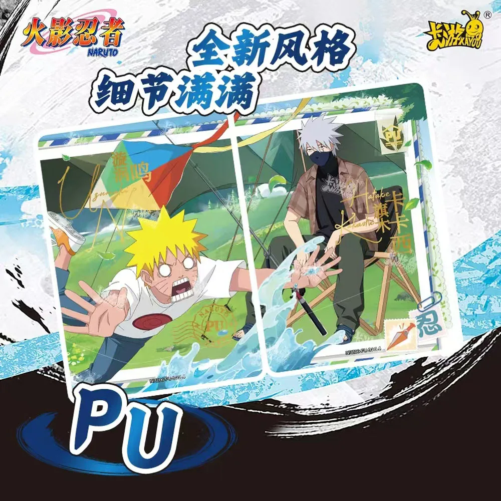 Wholesale Narutoes Kayou T4W6 NEW Edition Anime Trading Card Collection Paper-Based Bronzing Barrage Flash Cards Original