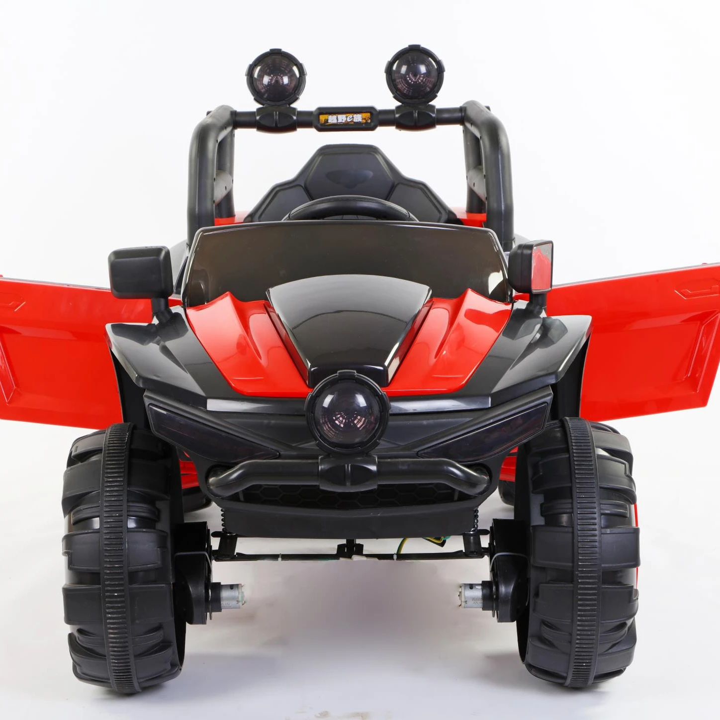 kids electric red  car with headlites horn and mp3 player