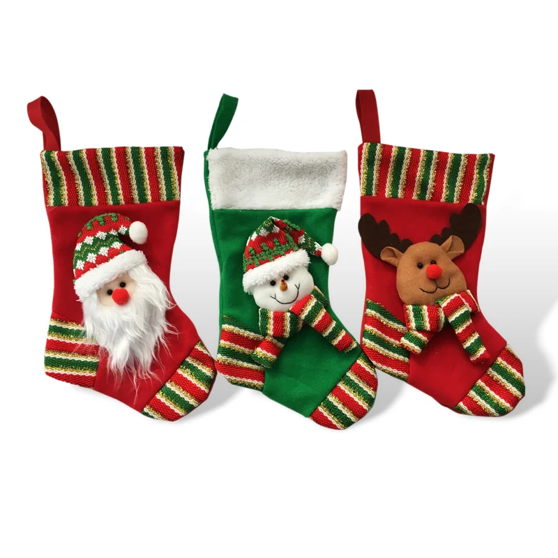 Christmas Holiday Socks Traditional Knitted Factory Direct Supplies Christmas Stocking