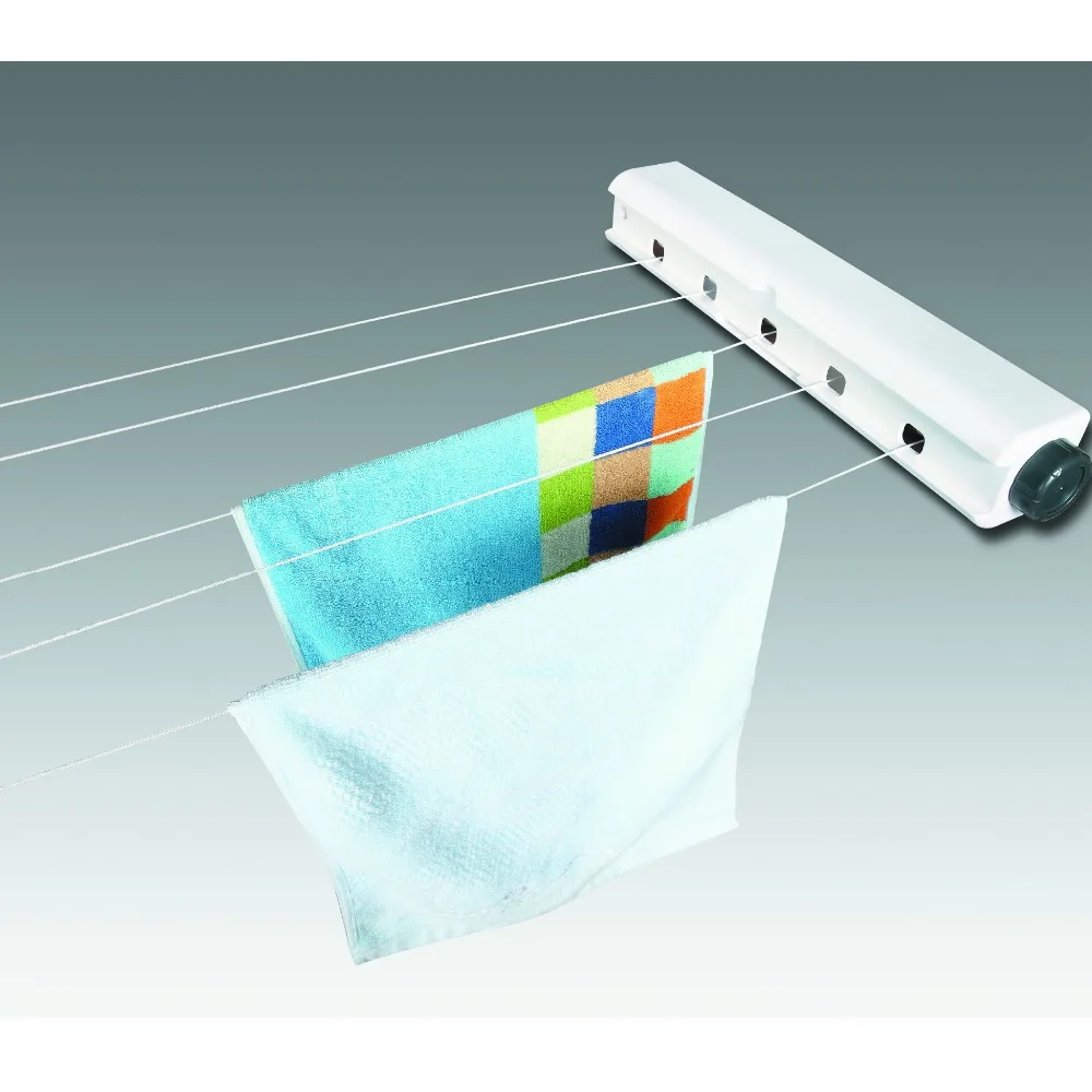 Удобно для дома с помощью 5 линия 21 метр стена установленный пластмассовый выдвижной полиэстер бельевая верёвка