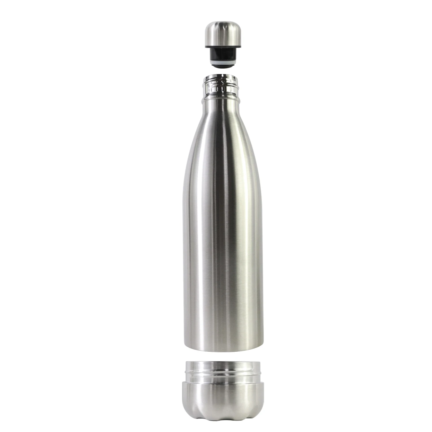 304 Stainless Steel  750ML Vacuum  Cola Shape Sport Water Bottle With a spacious storage compartment container