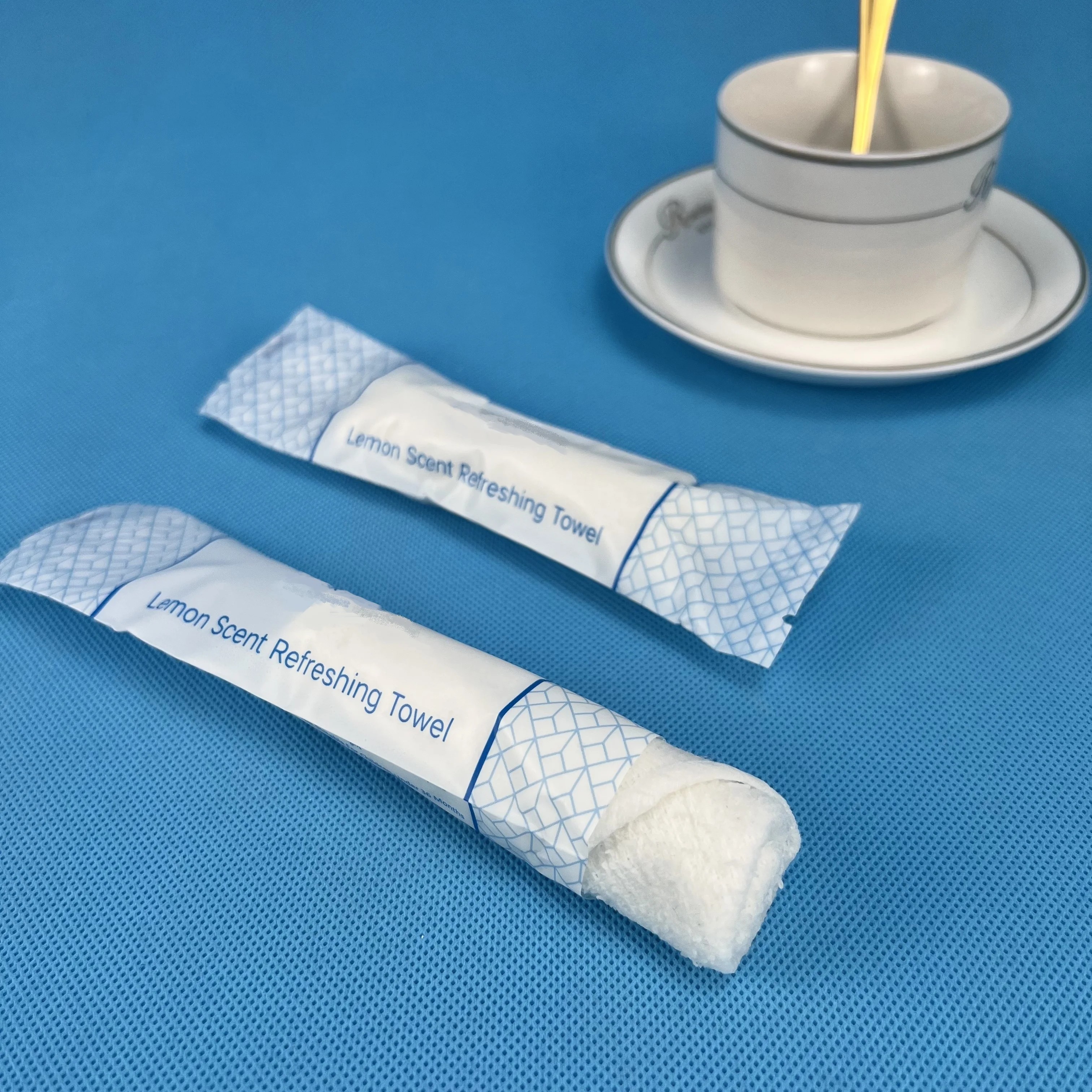 All kinds of materials individual  wet  oshibori refreshing towel