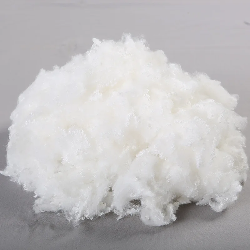 100% Polyester Viscose Fiber Raw Polyester Staple Fiber for filling Polyester Fiber Manufacturers and Suppliers