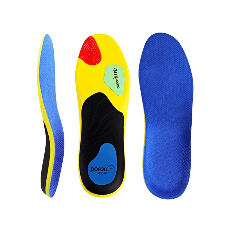 
Logo custom Breathable Shockproof Insole Anti-Foot Pain Comfortable Arch Support Foot Orthotics Insoles 
