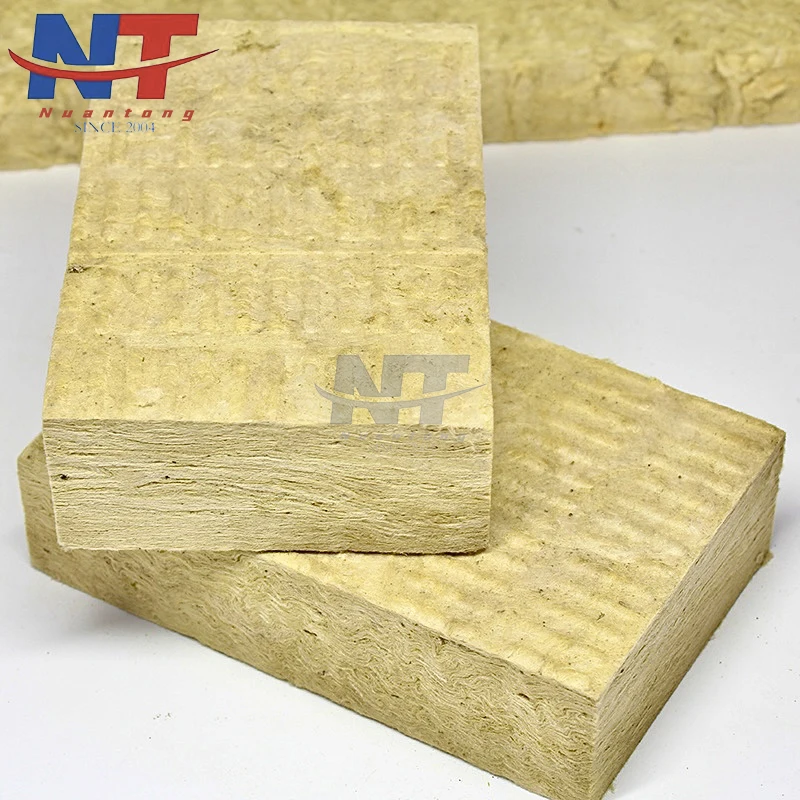 50mm Thick Insulation Fireproof 60Kg M3 Density Mineral Rock Wool Sandwich Panel Board Insulation