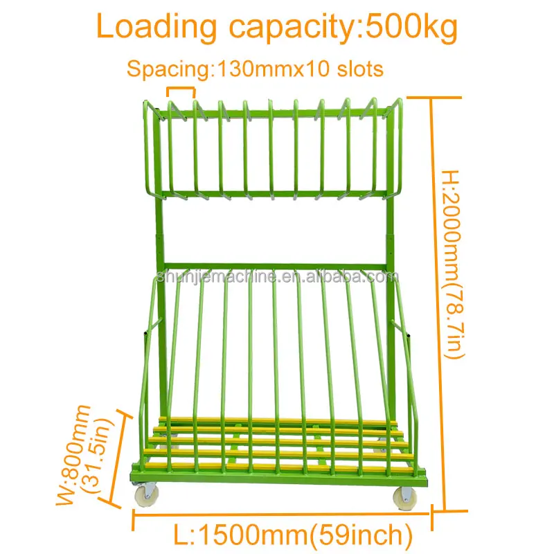 Hot Sale Granite Marble Slab Storage Rack Display for Transport Rack Trolley A Frame Glass steel rack