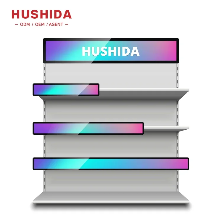 19.5 24 28.6 34 inch Advertising Touch Screen Digital Signage Display Lcd Screen Stretch Display