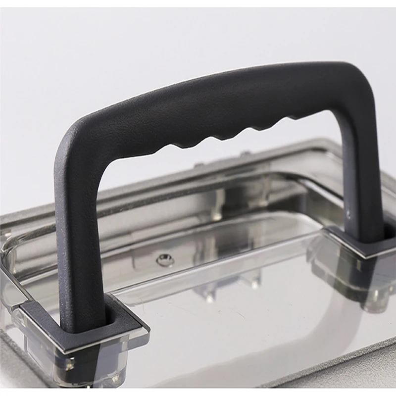 Portable plastic dry cabinet box for lens camera accessories and loading photographic accessories