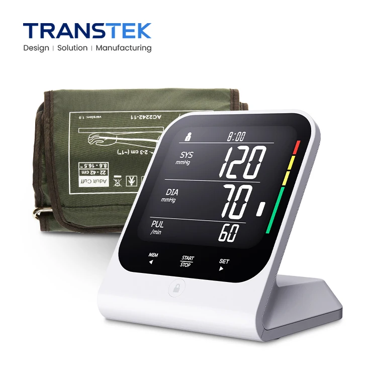TRANSTEK Household Medical Devices Wireless BP Monitor Digital Electronic Sphygmomanometer Automatic Arm Blood Pressure Machine