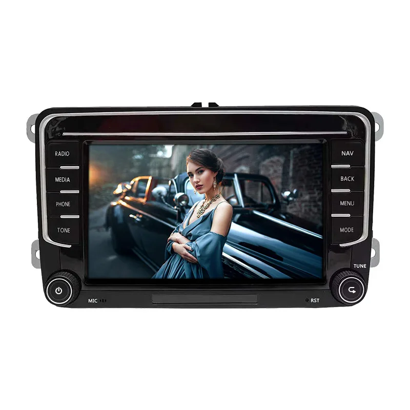 SHENGTU 7 Inch Ips Vertical Screen 1 Din Dsp Car Mp5 Player Car Radio Stereo HIFI with carplay for vw