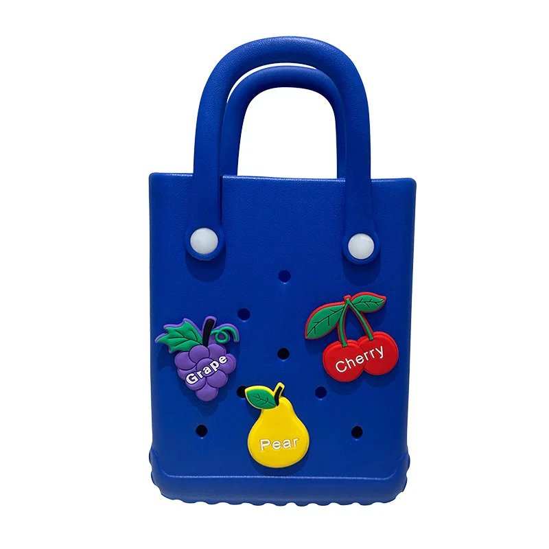 New Design Custom Logo Summer EVA Basket Small Beach Tote Bag for Women
