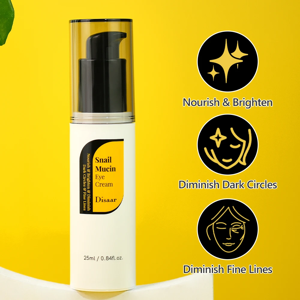 Manufacturer 72% Snail Mucin Eye Care Cream Eye Bag Wrinkle Dark Circles Remover Repair Moisturizing Eye Massage Cream