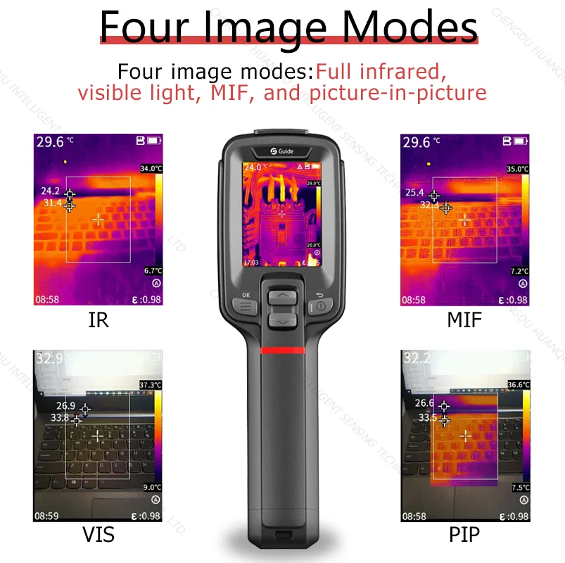 new arrive Guide PC210 Temperature Instrument thermal imaging infrared camera Industrial Thermal Imager  Thermal Heat Camera