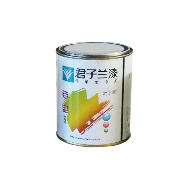 Custom Printing Round 1L Tin Paint Can with Plain Lid China Manufacturer
