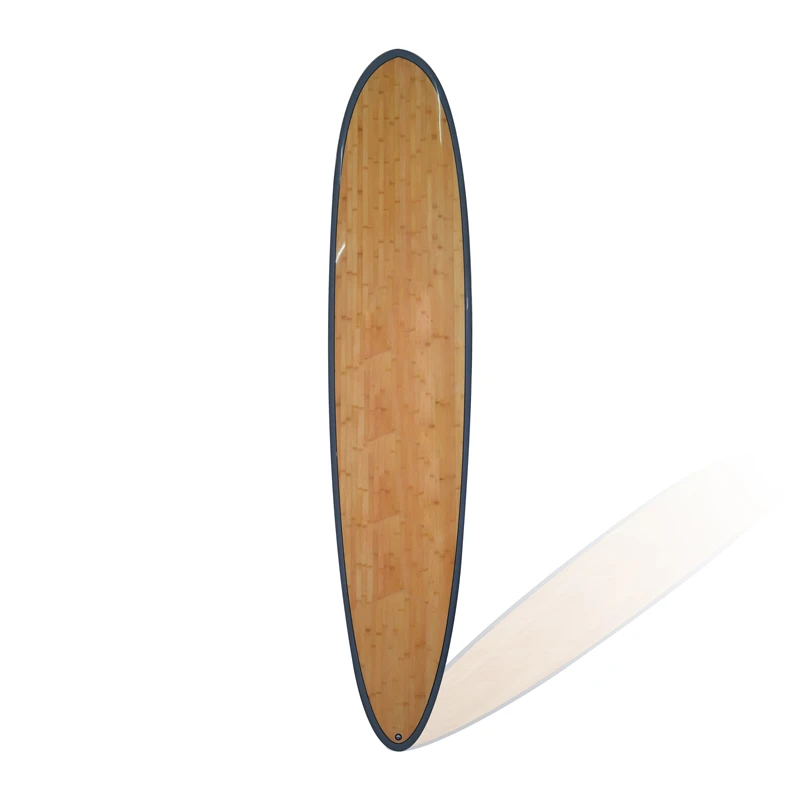 Wood Veneer Epoxy Surfboards Made in China Wooden Fish Tail Surf Board