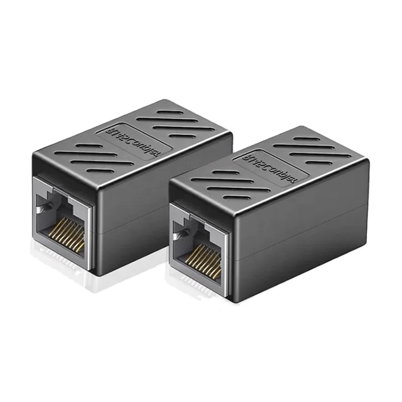 RJ45 Ethernet Network Cable Adapter Ethernet Shield Extender Gigabit network two-way connector Inline coupler