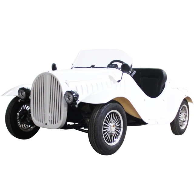 Electric Vintage Car 2 Seats 72V80Ah Lithium Battery 3000W Motor liqian Car