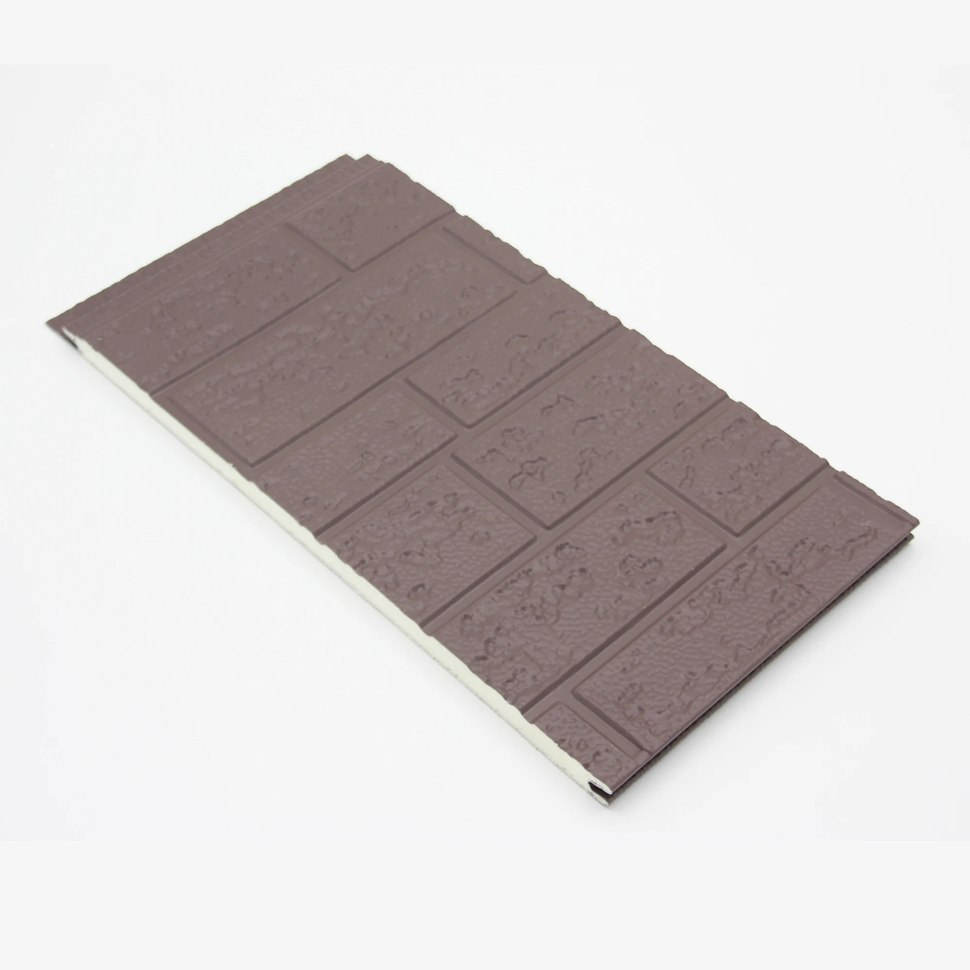 Exterior Wall Cladding Panels Rigid Polyurethane Foam Panel Faux Brick PU Sandwich Composite