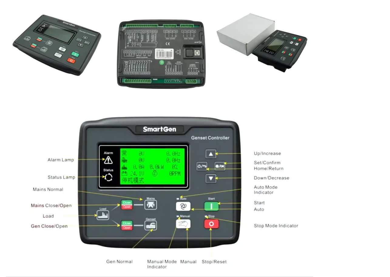 Smartgen оригинальный генератор ATS контроллер HGM 6110 6120 Авто старт панель управления модуль HGM6110
