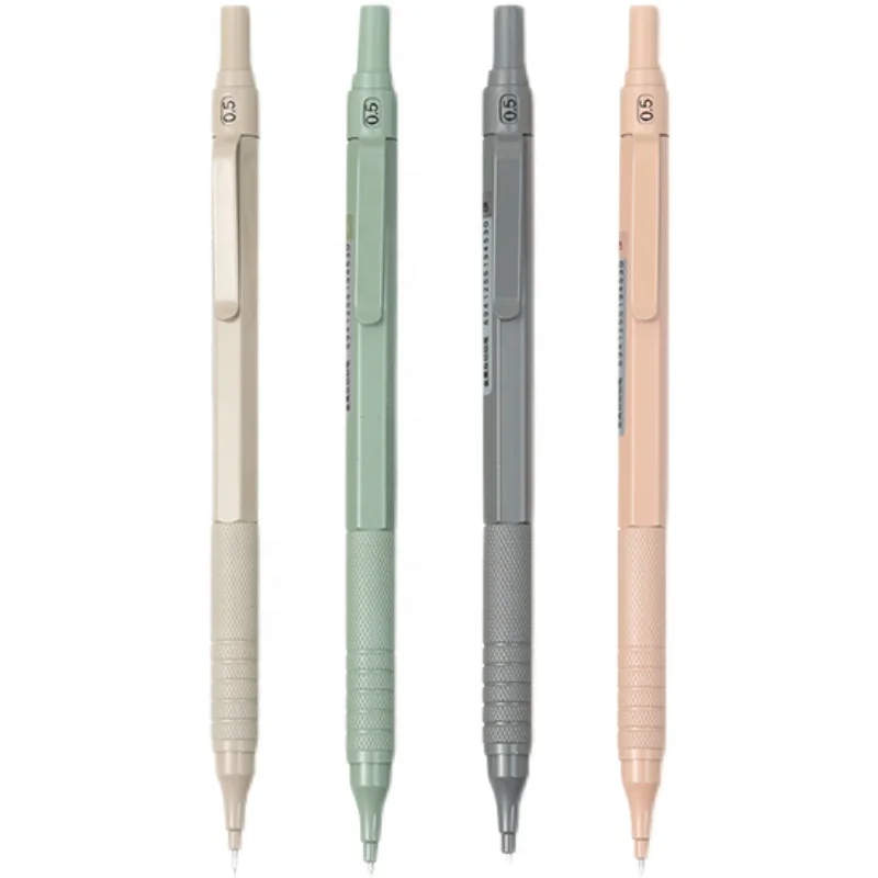 M&G Mechanical Pencil 0.7mm/0.5mm Morandi Color Limited Full Metal Mechanical Pencil No break lead Advanced Automatic Pencils