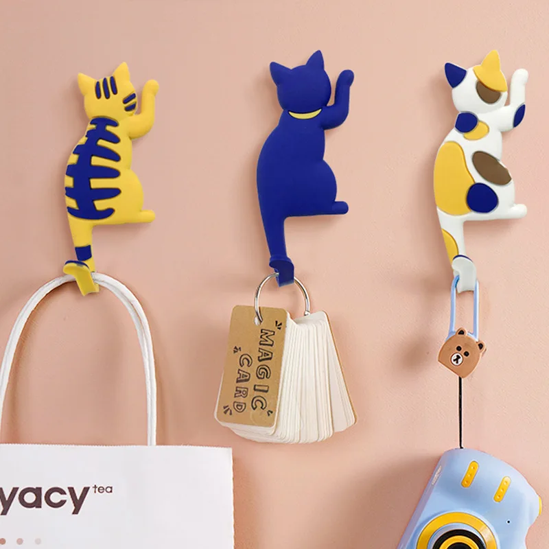Cartoon Custom Souvenir Refrigerator Magnet Rubber Soft PVC Cat Fridge Magnet with Hook