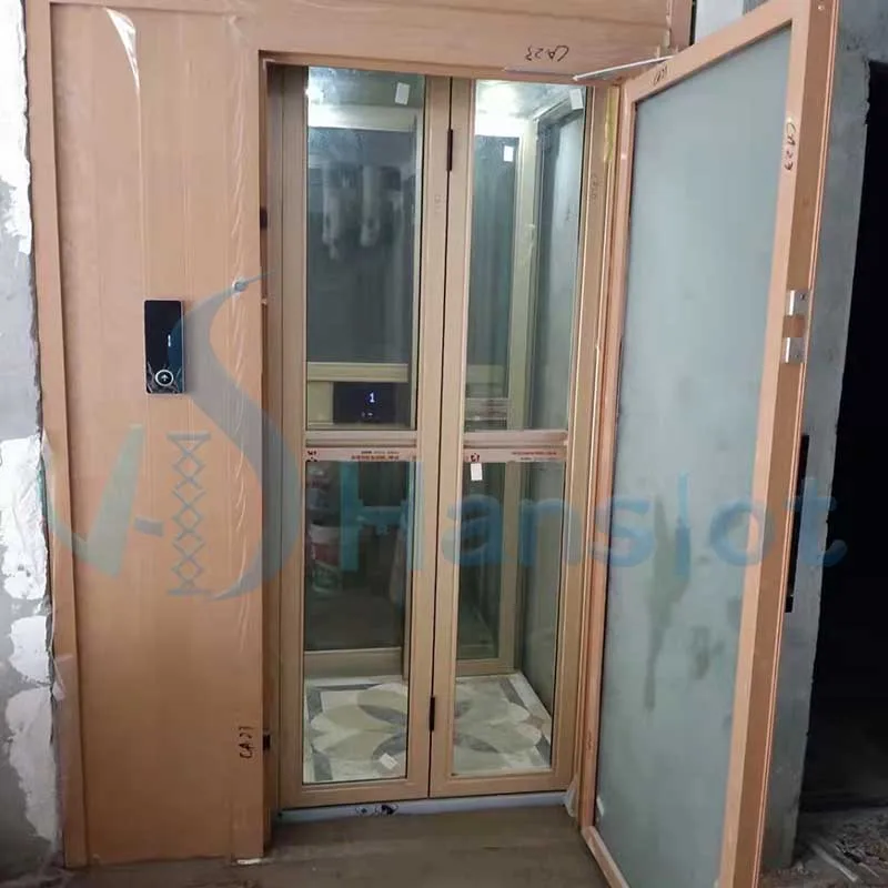 Модернизированный дешевый пассажирский стеклянный вал лестница небольшой домашний Лифт подъемник