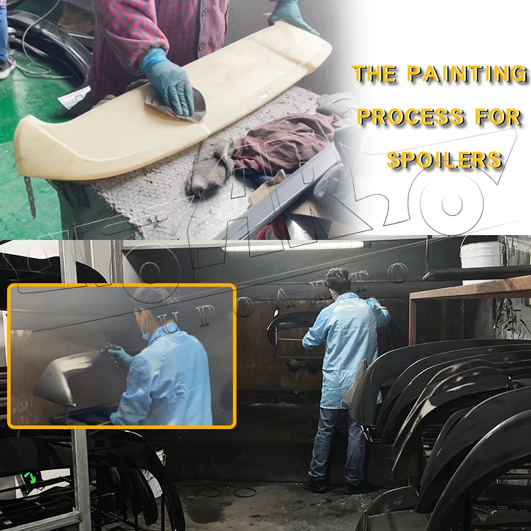 Rear wing spoiler Trunk Wing Rear Spoiler Diffuser Carbon Fiber Rear Spoiler For Mercedes-BenZ V Class V260