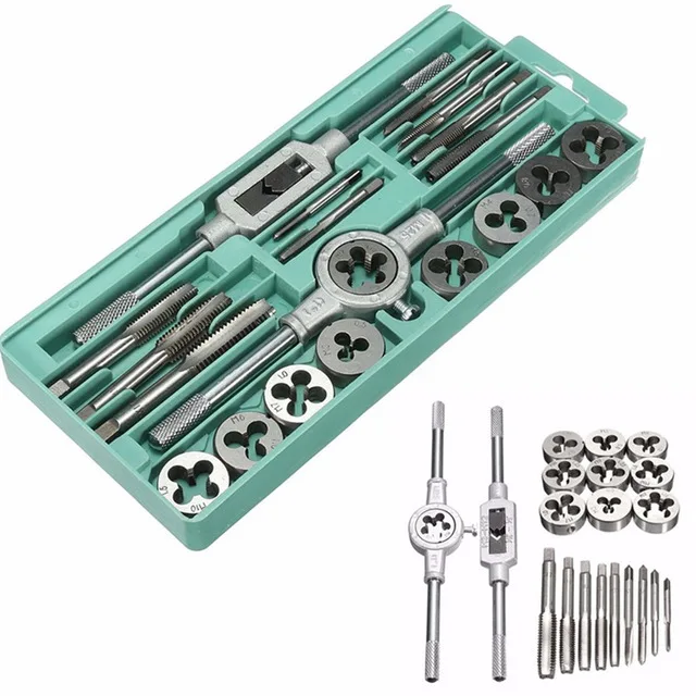 Tap Die Combination Set Manual Thread Drill Bit Tool Thread Opener Thread Tapping Device