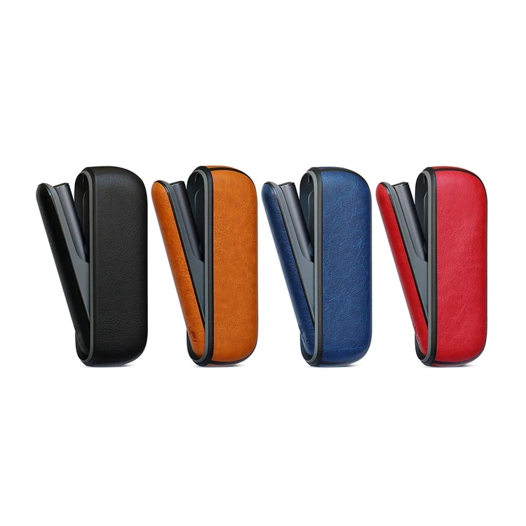 Чехол из искусственной кожи с логотипом на заказ Защитная сумка для аксессуаров электронных сигарет крышкой двери Iqos 4