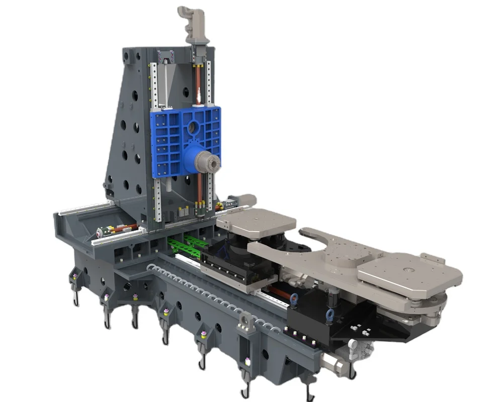 GW-63-II  HMC  Horizontal Milling Machine Machining Center Structure