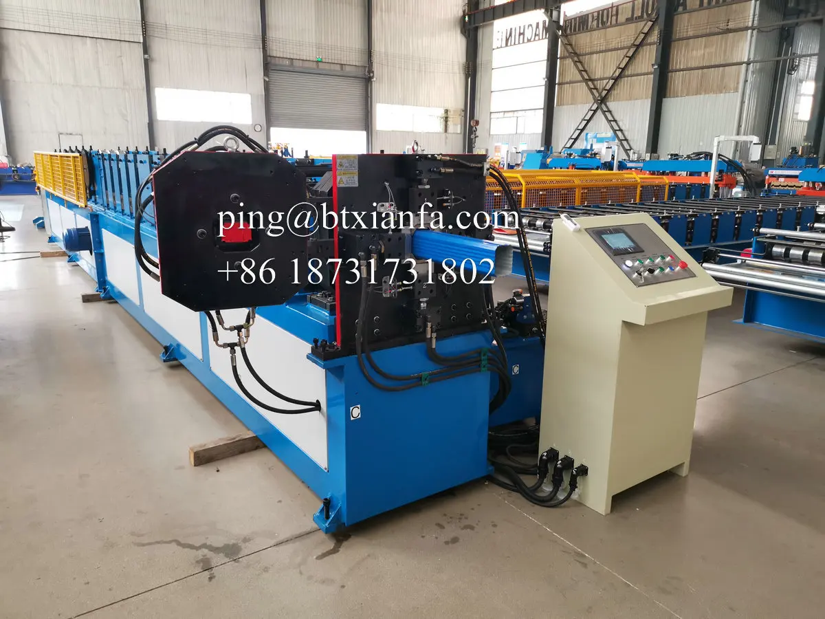 2022 New Product Hydraulic Cut Square Downpipe Forming Machine