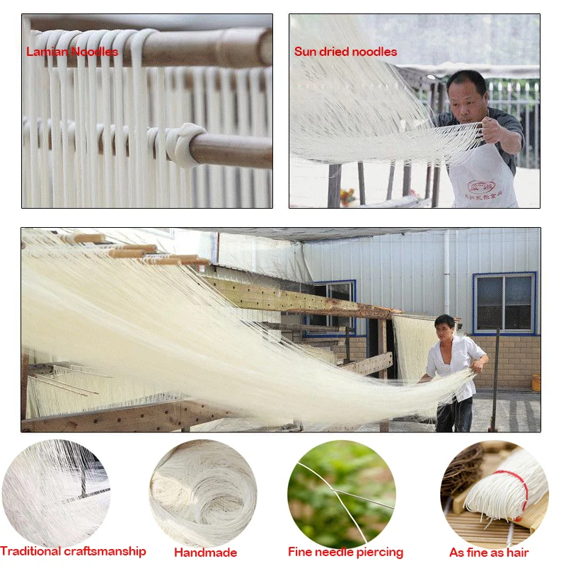 Special snacks Longxu noodles hand-made Lamian Noodles Wholesale Ramen Noodles
