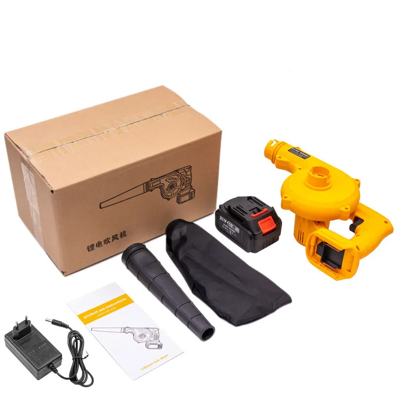 Electric Battery 21v Power Small Blower Dust Machine Blade Gardening Tools Leaf Left Hand Control Garden