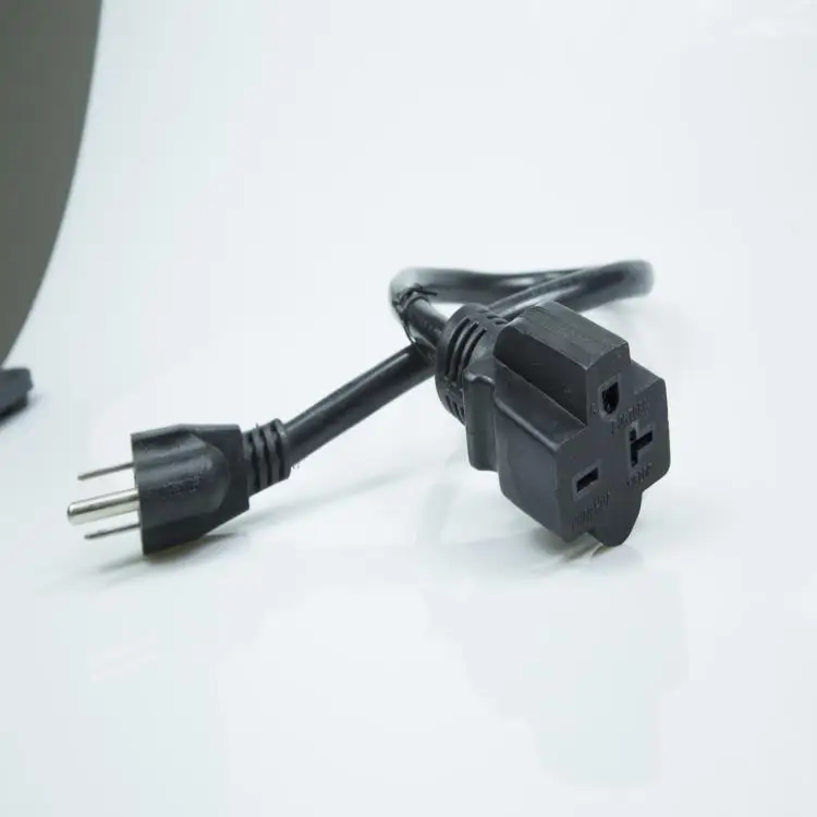 3 pin (Национальная ассоциация владельцев электротехнических 5-15P ZB-03E с черный или белый по желанию заказчика c13 125V сетевой