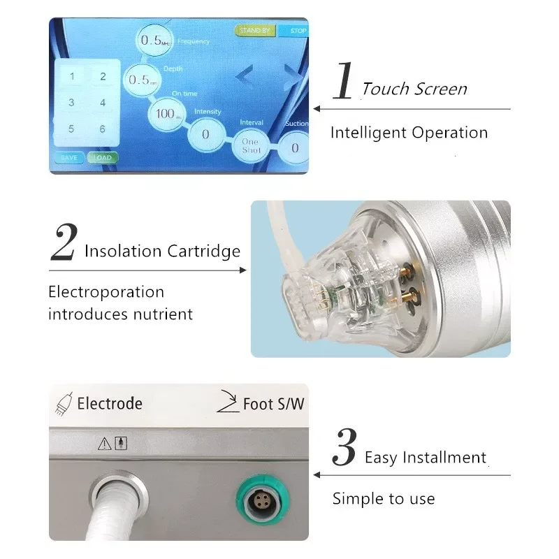 Professional INUS Fractional Rf Microneedle Machine Radio Frequency Microneedle RF Beauty Instrument