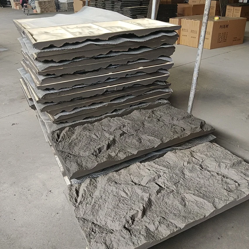 CHINA YANSEN PU Stone Wall Panel: Mushroom Stone Design for Exquisite Interior and Exterior Spaces