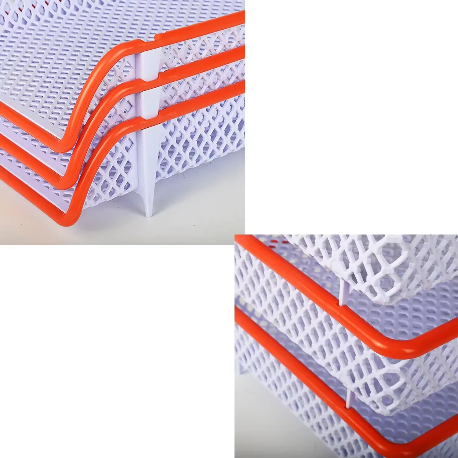 Made In China Quality White Simple Desktop Organizer Pp Material Durable File Storage Racks