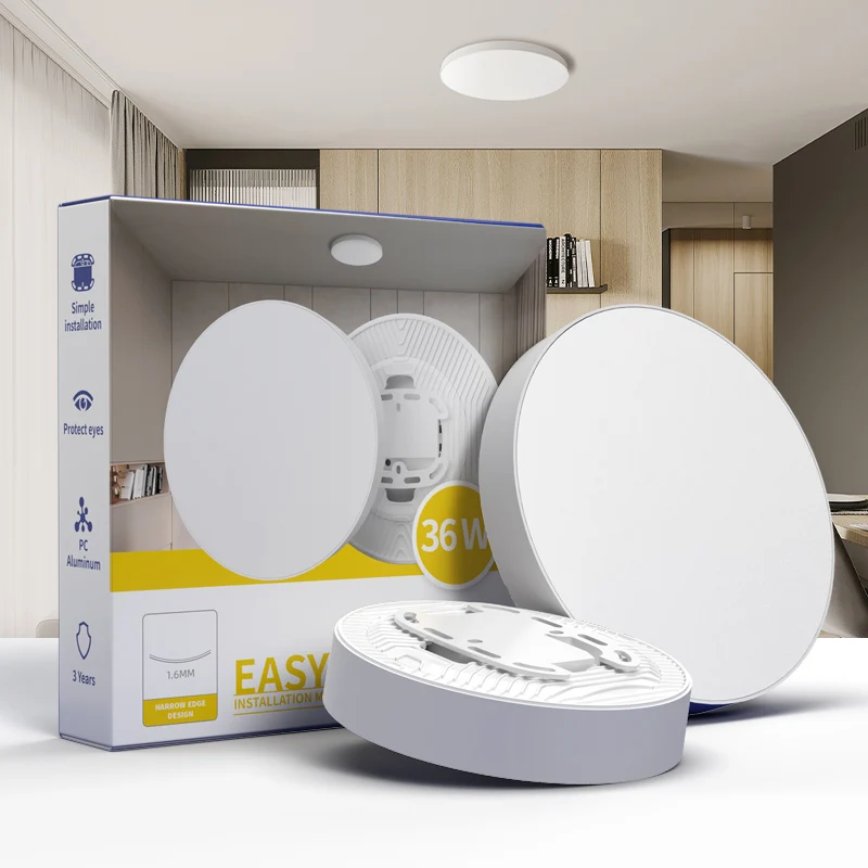 Dimmable Ceiling Light Surface Mounted 24W 36W 48W Led Panel Light For Home Hotel