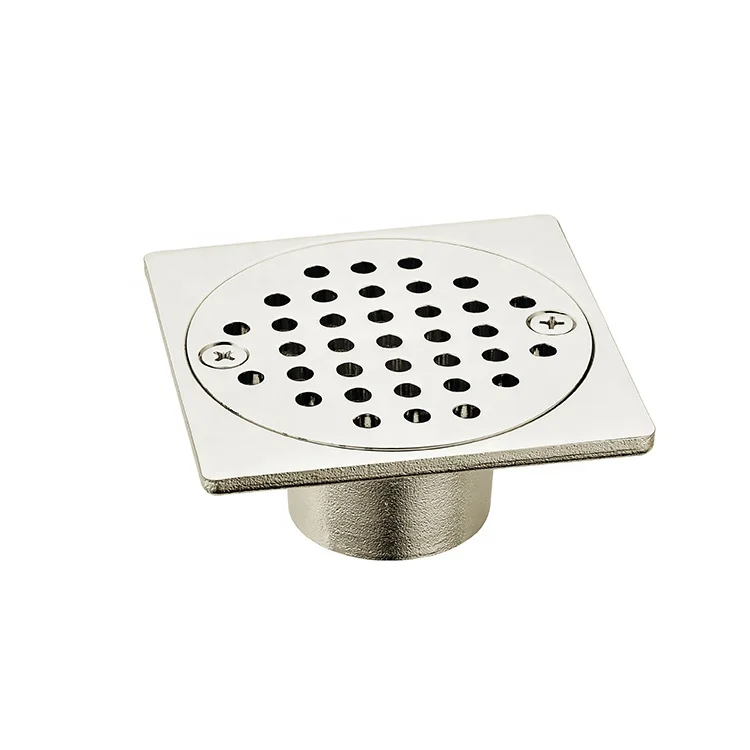 Commercial use 90mm size heavy duty casting brass garage and balcony quick drainage floor drain