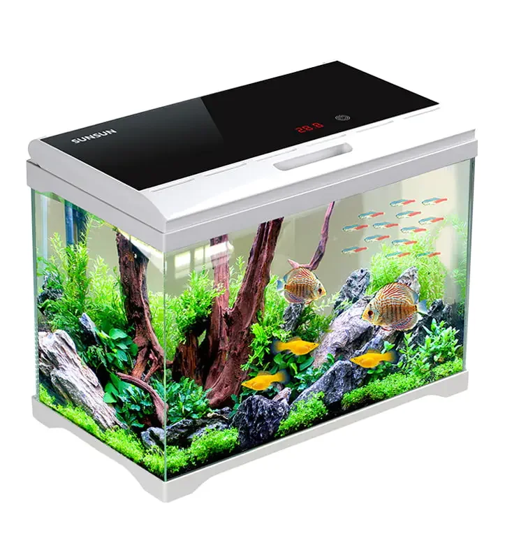 Sunsun AT series Customized New Design Aquariums Transparent Desktop Office Tea Table Decoration Feeding Box Fish Tank