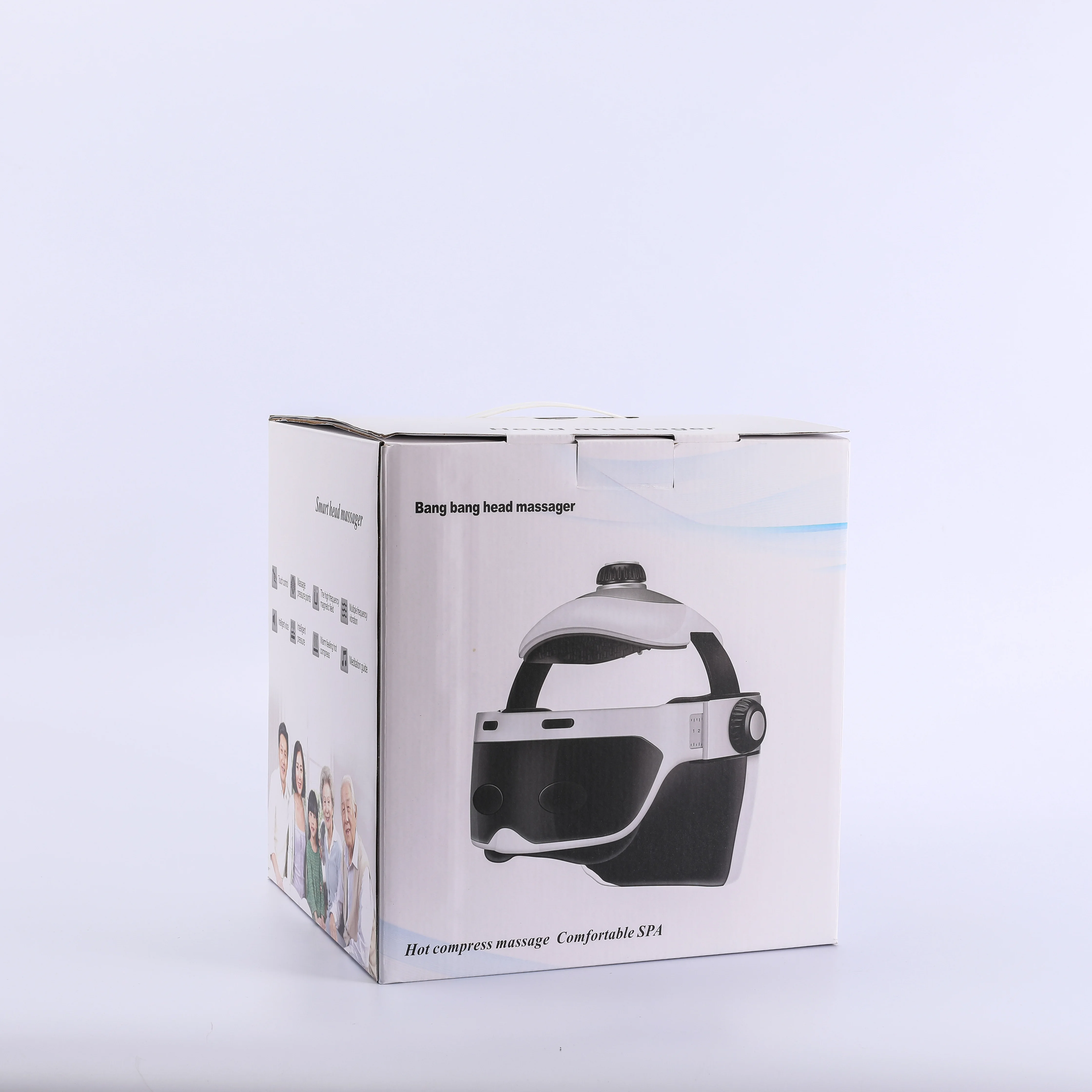 2023 New Electric Head Massager Wireless Scalp Massager Automatic Vibration Heating Scalp Head Massager