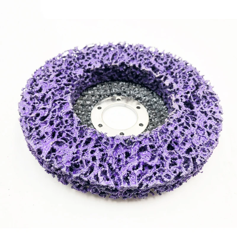 Abrasive Tools 115 X 22mm 4.5 inch  Purple Strip And Clean Disc For Grinding Metal Removing Paint And Cleaning Weld Seams