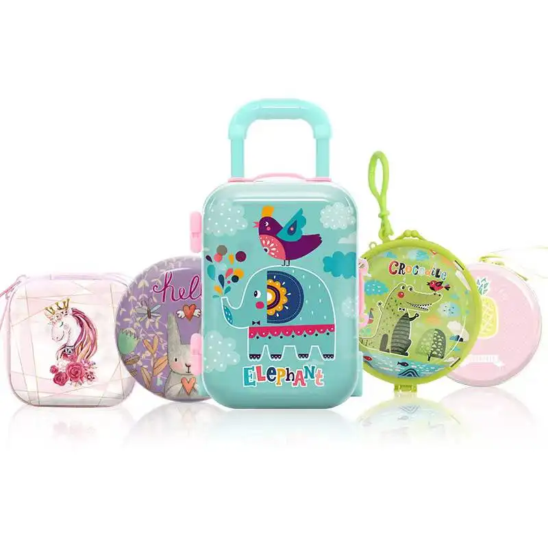 Новый мультяшный персонализируемый креативный подарок на день ребенка Аниме подарок для раннего детства Портативный кошелек для монет коробка для хранения