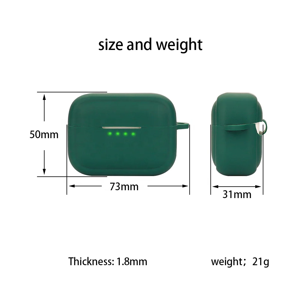 wholesale buds Case For Pana sonic RZ-C210WDGEW Wireless Headset Cover Silicone earphone case With Hook