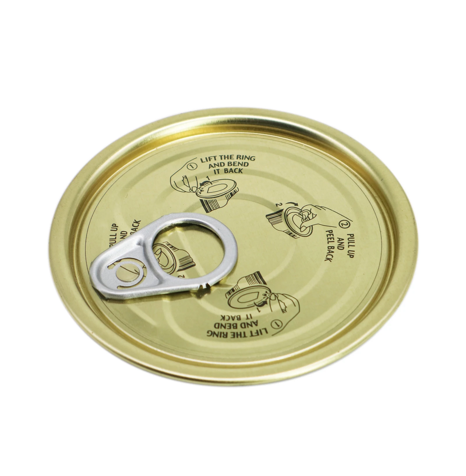 401 round easy open TFS EOE lid for food can